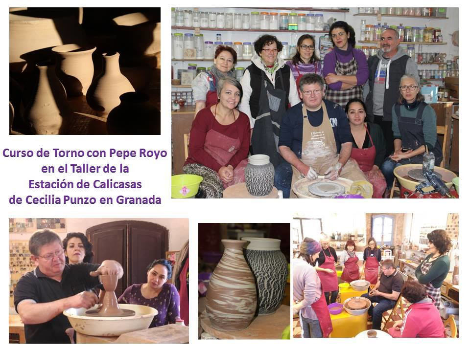 Curso de Torno en el Taller de Cecilia Punzo, marzo 2017